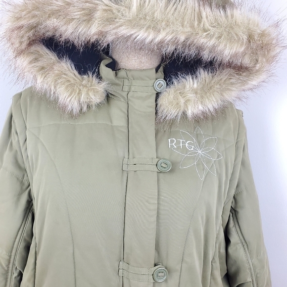 LE Grenier green coat jacket size Large 48% coton - Picture 4 of 16